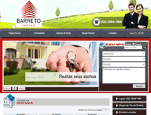 Tablet Screenshot of barretoimoveisgo.com.br